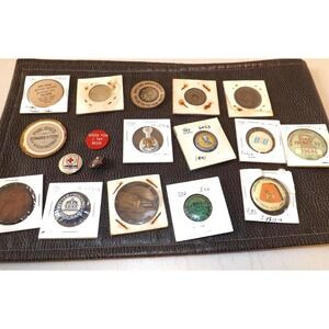 Lot of Pinbacks, Pins Tokens and more - See Description for Details